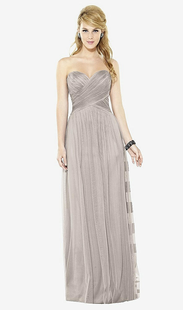 Front View - Taupe After Six Bridesmaids Style 6723