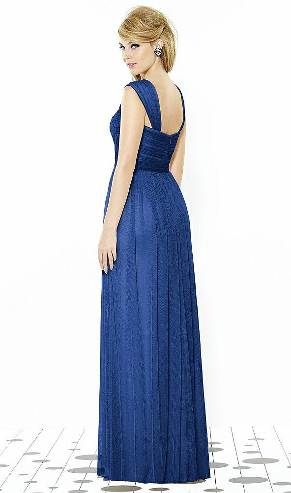 Back View - Classic Blue After Six Bridesmaids Style 6724