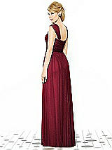 Rear View Thumbnail - Burgundy After Six Bridesmaids Style 6724