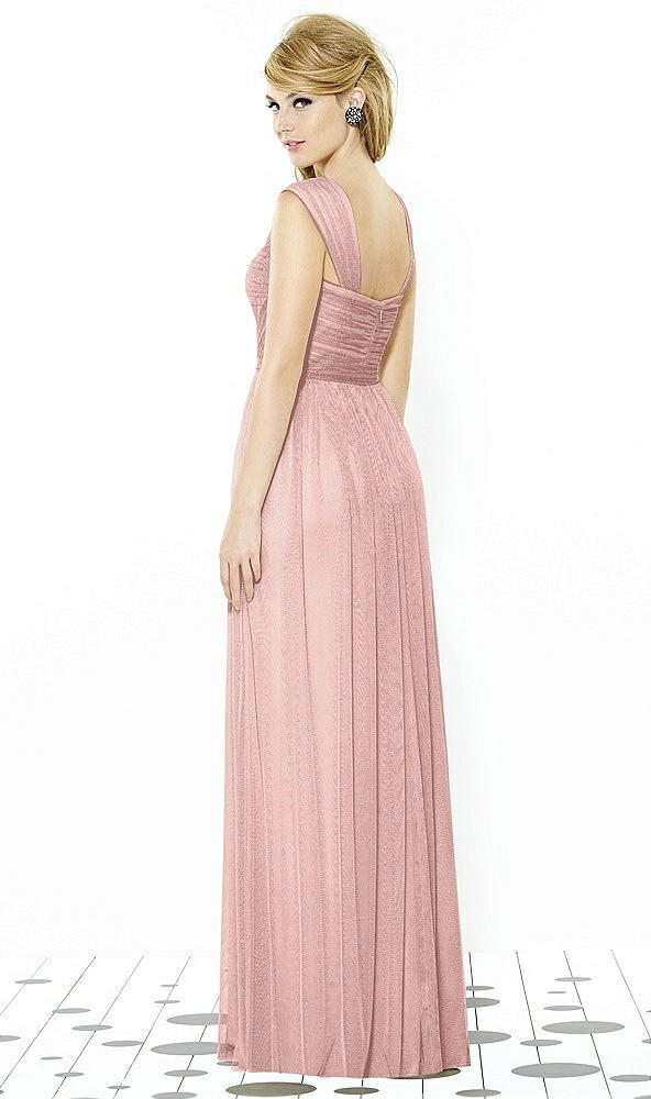 Back View - Rose - PANTONE Rose Quartz After Six Bridesmaids Style 6724