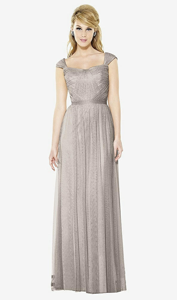 Front View - Taupe After Six Bridesmaids Style 6724