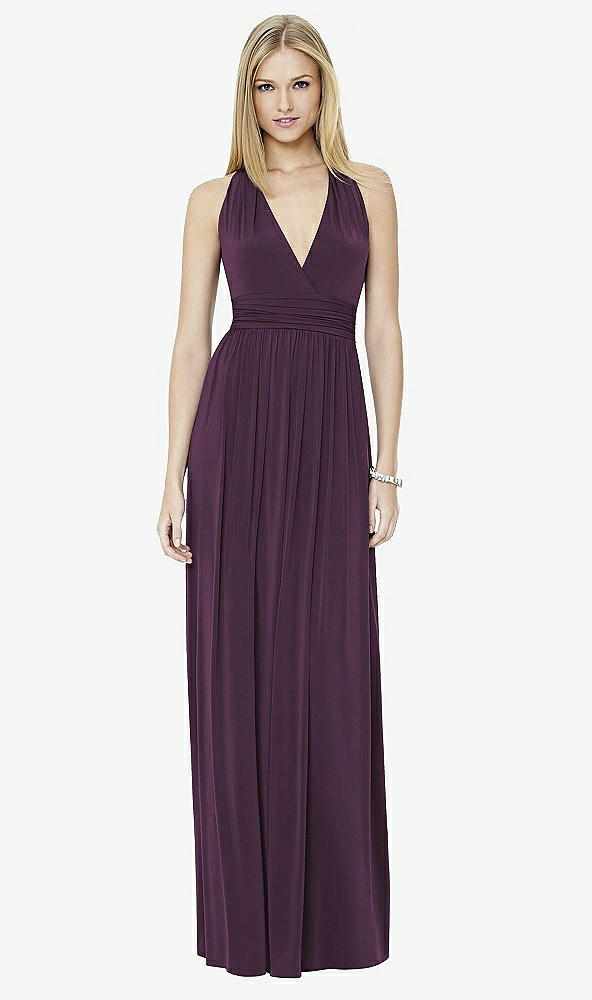 Front View - Aubergine Social Bridesmaids Style 8147