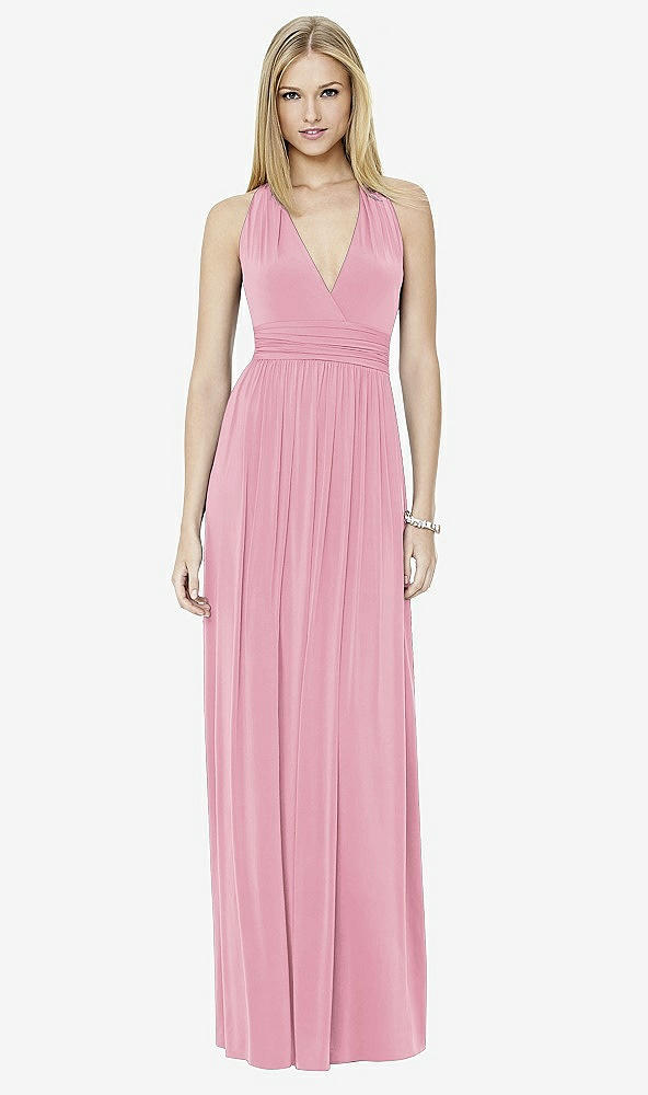 Front View - Sea Pink Social Bridesmaids Style 8147