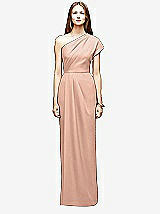 Front View Thumbnail - Pale Peach Lela Rose Bridesmaid Dress LR217