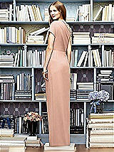Rear View Thumbnail - Pale Peach Lela Rose Bridesmaid Dress LR217