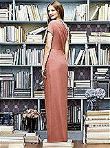Rear View Thumbnail - Desert Rose Lela Rose Bridesmaid Dress LR217