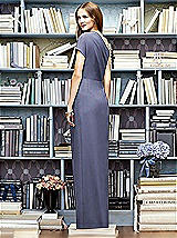 Rear View Thumbnail - French Blue Lela Rose Bridesmaid Dress LR217
