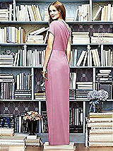 Rear View Thumbnail - Powder Pink Lela Rose Bridesmaid Dress LR217