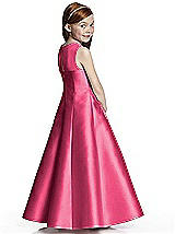 Rear View Thumbnail - Forever Pink Flower Girl Dress FL4041