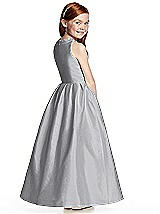 Rear View Thumbnail - French Gray Flower Girl Style FL4042