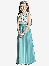 Front View Thumbnail - Spa & Ivory Flower Girl Style FL4044