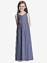 Front View Thumbnail - French Blue Flower Girl Style FL4045