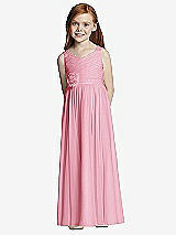 Front View Thumbnail - Peony Pink Flower Girl Style FL4045