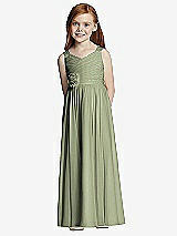 Front View Thumbnail - Sage Flower Girl Style FL4045