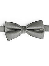 Side View Thumbnail - Charcoal Gray Classic Yarn-Dyed Bow Ties by After Six