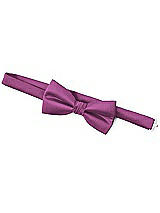 Rear View Thumbnail - Radiant Orchid Classic Yarn-Dyed Bow Ties by After Six