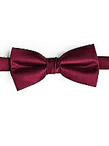Side View Thumbnail - Cabernet Classic Yarn-Dyed Bow Ties by After Six