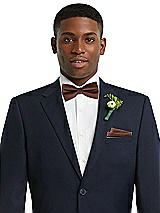 Front View Thumbnail - Cognac Classic Yarn-Dyed Bow Ties by After Six