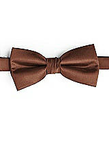 Side View Thumbnail - Cognac Classic Yarn-Dyed Bow Ties by After Six