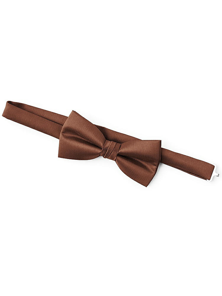 Back View - Cognac Classic Yarn-Dyed Bow Ties by After Six