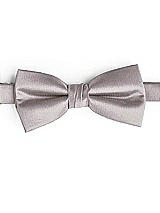 Side View Thumbnail - Cashmere Gray Classic Yarn-Dyed Bow Ties by After Six