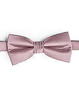 Side View Thumbnail - Dusty Rose Classic Yarn-Dyed Bow Ties by After Six