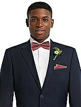 Front View Thumbnail - English Rose Classic Yarn-Dyed Bow Ties by After Six