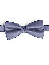 Side View Thumbnail - French Blue Classic Yarn-Dyed Bow Ties by After Six