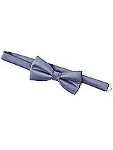 Rear View Thumbnail - French Blue Classic Yarn-Dyed Bow Ties by After Six