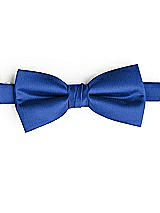 Side View Thumbnail - Sapphire Classic Yarn-Dyed Bow Ties by After Six