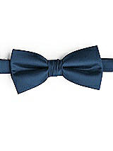 Side View Thumbnail - Sofia Blue Classic Yarn-Dyed Bow Ties by After Six