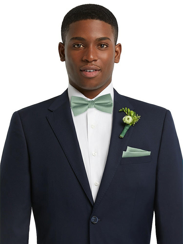 Front View - Seagrass Classic Yarn-Dyed Bow Ties by After Six
