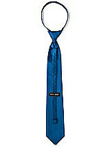 Rear View Thumbnail - Cerulean Classic Yarn-Dyed Pre-Knotted Neckties by After Six