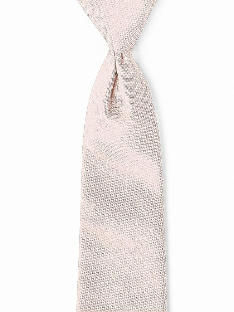 Front View - Pearl Pink Classic Yarn-Dyed Pre-Knotted Neckties by After Six