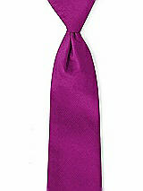 Front View Thumbnail - Persian Plum Classic Yarn-Dyed Pre-Knotted Neckties by After Six