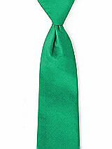 Front View Thumbnail - Pantone Emerald Classic Yarn-Dyed Pre-Knotted Neckties by After Six