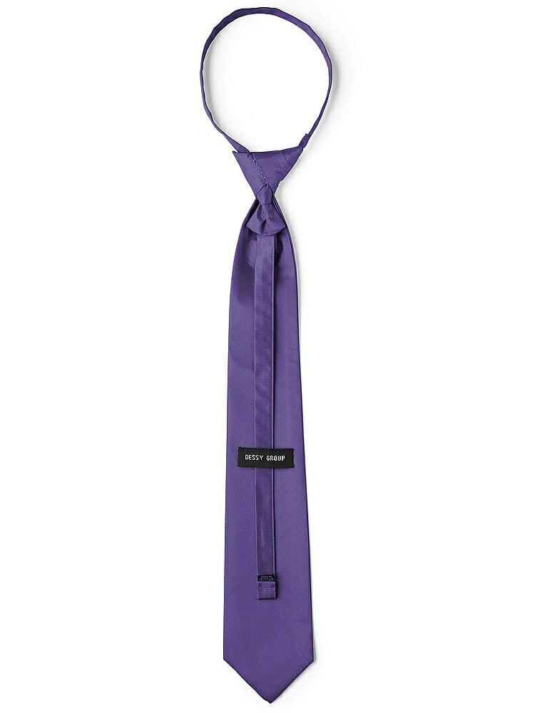 Back View - Regalia - PANTONE Ultra Violet Classic Yarn-Dyed Pre-Knotted Neckties by After Six