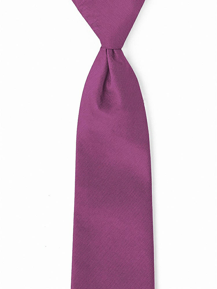 Front View - Radiant Orchid Classic Yarn-Dyed Pre-Knotted Neckties by After Six
