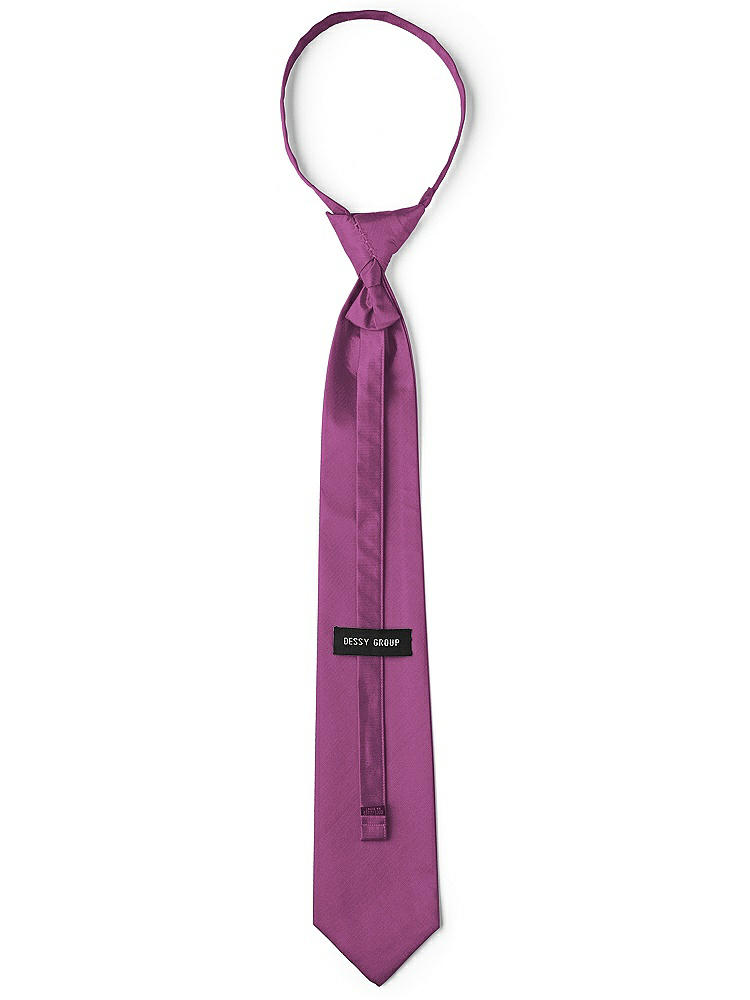 Back View - Radiant Orchid Classic Yarn-Dyed Pre-Knotted Neckties by After Six