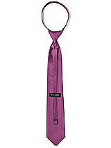 Rear View Thumbnail - Radiant Orchid Classic Yarn-Dyed Pre-Knotted Neckties by After Six