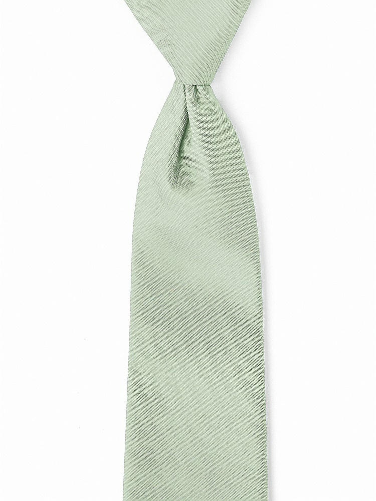 Front View - Celadon Classic Yarn-Dyed Pre-Knotted Neckties by After Six