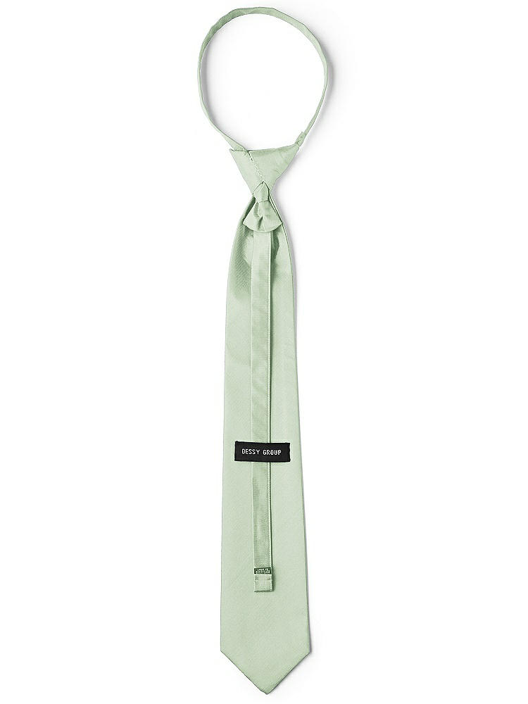 Back View - Celadon Classic Yarn-Dyed Pre-Knotted Neckties by After Six