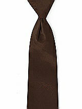 Front View Thumbnail - Espresso Classic Yarn-Dyed Pre-Knotted Neckties by After Six