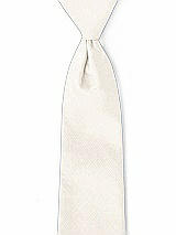 Front View Thumbnail - Ivory Classic Yarn-Dyed Pre-Knotted Neckties by After Six