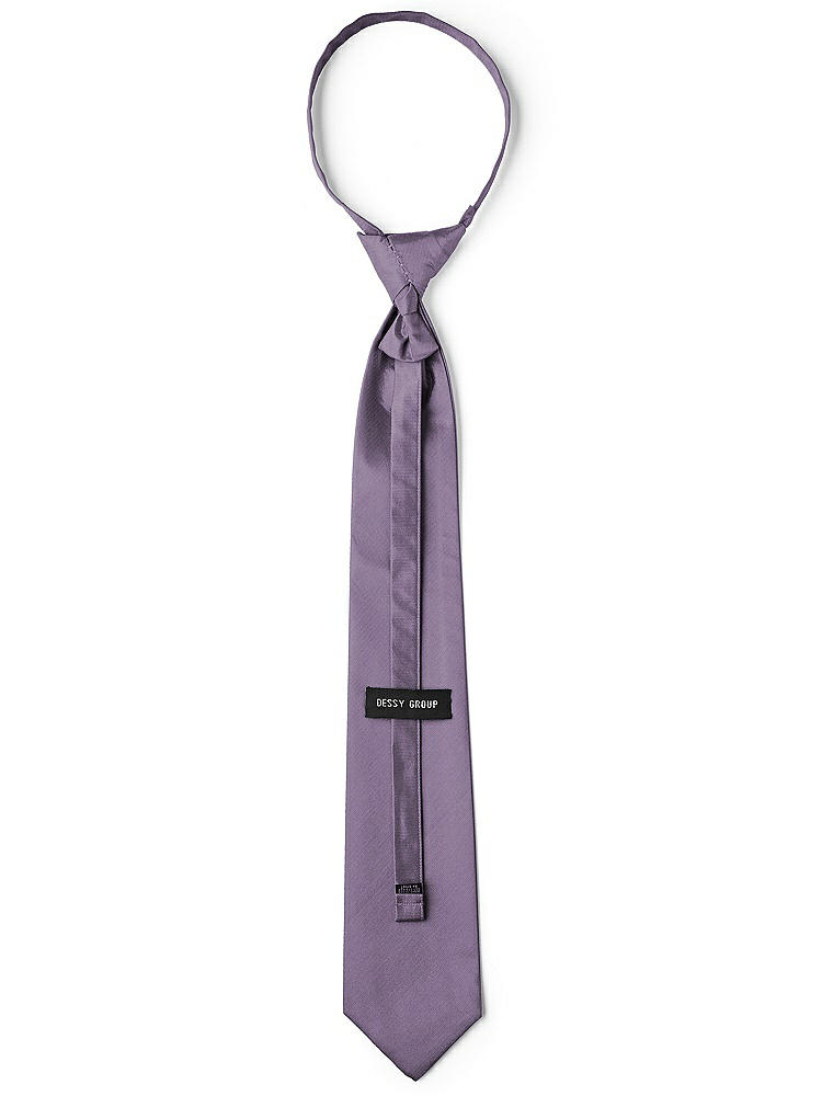 Back View - Lavender Classic Yarn-Dyed Pre-Knotted Neckties by After Six