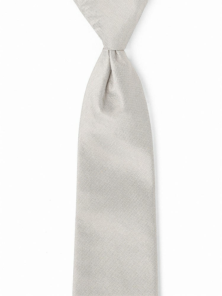 Front View - Oyster Classic Yarn-Dyed Pre-Knotted Neckties by After Six