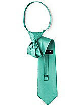 Alt View 1 Thumbnail - Pantone Turquoise Classic Yarn-Dyed Pre-Knotted Neckties by After Six