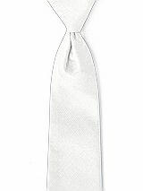 Front View Thumbnail - White Classic Yarn-Dyed Pre-Knotted Neckties by After Six