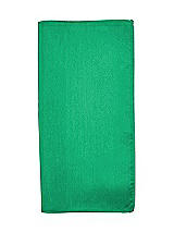 Front View Thumbnail - Pantone Emerald Classic Yarn-Dyed Pocket Squares by After Six