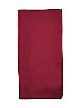 Front View Thumbnail - Burgundy Classic Yarn-Dyed Pocket Squares by After Six